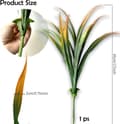 Miniatyrbillede 2 af 7: OBOSOE 16 stk kunstige blomster og kunstige planter UV-resistente til have- og vinduesdekoration