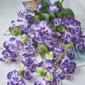 Miniatyrbillede 3 af 6: OBOSOE 2 stk kunstige blomster hængende hibiscus imiterede blomster UV-resistente til udendørs og indendørs dekoration