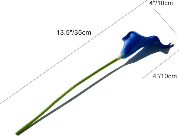 OBOSOE 20 stængler kunstige calla liljer falske blomster til bryllupsbuket og boligindretning