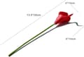 Miniatyrbillede 2 af 9: OBOSOE 20 stængler kunstige calla liljer falske blomster til bryllupsbuket og boligindretning