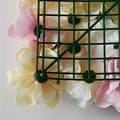 Miniatyrbillede 3 af 7: OBOSOE kunstige blomster 6 St. 3D baggrund vægdekoration - perfekt til bryllupper, fester, scene og terrasse