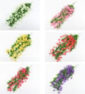 Miniatyrbillede 6 af 6: Lollanda Kunstige Vedhænge Blomster 2-pak, Vedbend Guirlande – UV-bestandig, Flerfarvet, 80cm Indretning