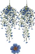 Miniatyrbillede 1 af 8: Lollanda Kunstige vedhængsblomster 2-pak 76 cm, Vedbend guirlande, Kunstige vedhængsblomster – UV-bestandig, Flerfarvet