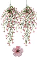 Miniatyrbillede 1 af 8: Lollanda Kunstige vedhængsblomster 2-pak 76 cm, Vedbend guirlande, Kunstige vedhængsblomster – UV-bestandig, Flerfarvet
