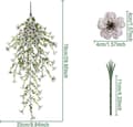 Miniatyrbillede 3 af 8: Lollanda Kunstige vedhængsblomster 2-pak 76 cm, Vedbend guirlande, Kunstige vedhængsblomster – UV-bestandig, Flerfarvet