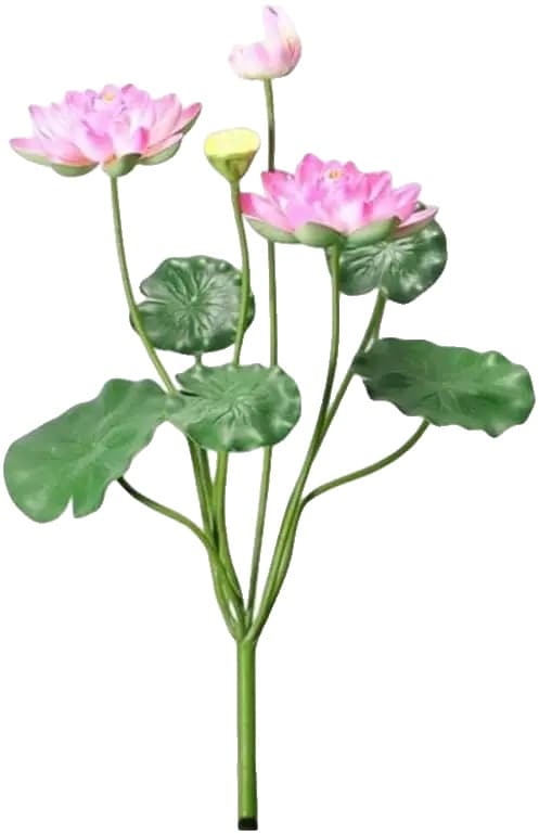 Faux Blomster, Justerbar Længde, Alsidig Dekoration,Mørk Pink