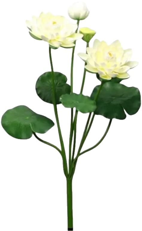Faux Blommor, Justerbar Längd, Mångsidig Dekoration,Vit