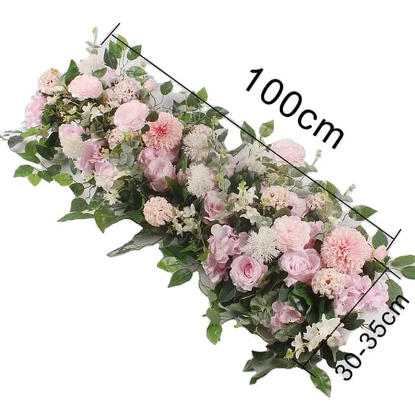 Kunstige Blomster, Silke Blomster Dekoration, Indendørs Brug,B, 100cm