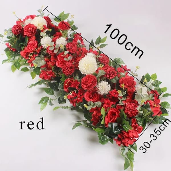 Kunstige Blomster, Silke Blomster Dekoration, Indendørs Brug,C, 100cm