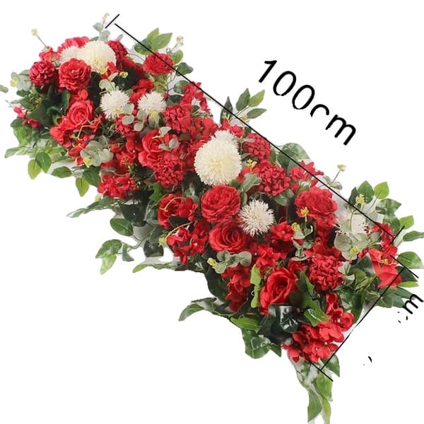 Kunstige Blomster, Silke Blomster Dekoration, Indendørs Brug,C, 100cm
