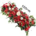 Miniatyrbillede 1 af 2: Kunstige Blomster, Silke Blomster Dekoration, Indendørs Brug,C, 100cm