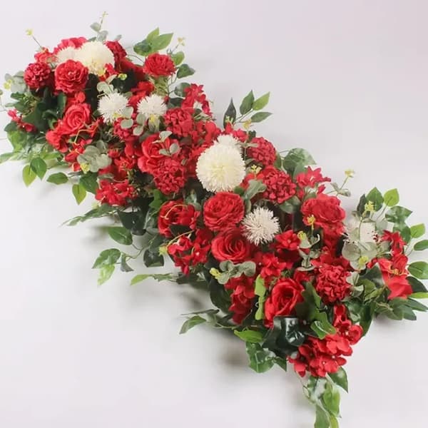 Blomsterarrangement, Silke blomster, Dekorativ baggrund,C, 100cm