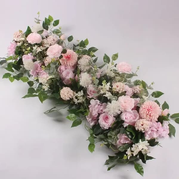 Blomsterarrangement, Silke blomster, Dekorativ baggrund,B, 100cm