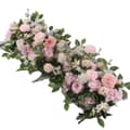 Miniatyrbillede 1 af 2: Blomsterarrangement, Silke blomster, Dekorativ baggrund,B, 100cm