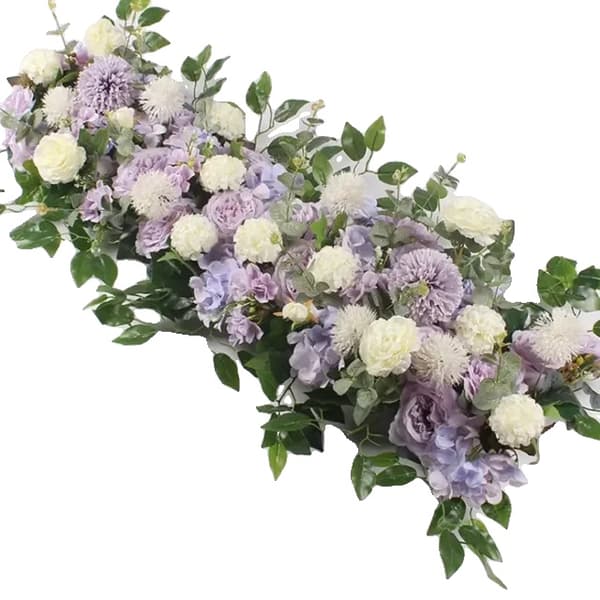 Blomsterarrangement, Silke blomster, Dekorativ baggrund,G, 100cm