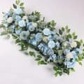 Miniatyrbillede 2 af 2: Blomsterarrangement, Silke blomster, Dekorativ baggrund,I, 100cm