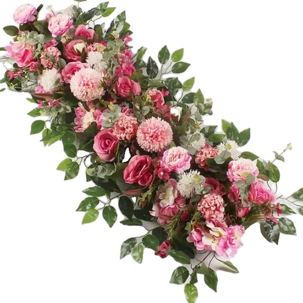 Blomsterarrangement, Silke blomster, Dekorativ baggrund,A, 100cm