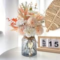 Miniatyrbillede 2 af 2: Blomstercenterpiece, Elegant Design, Ingen Vedligeholdelse Nødvendig,Pink Buket  Flaske
