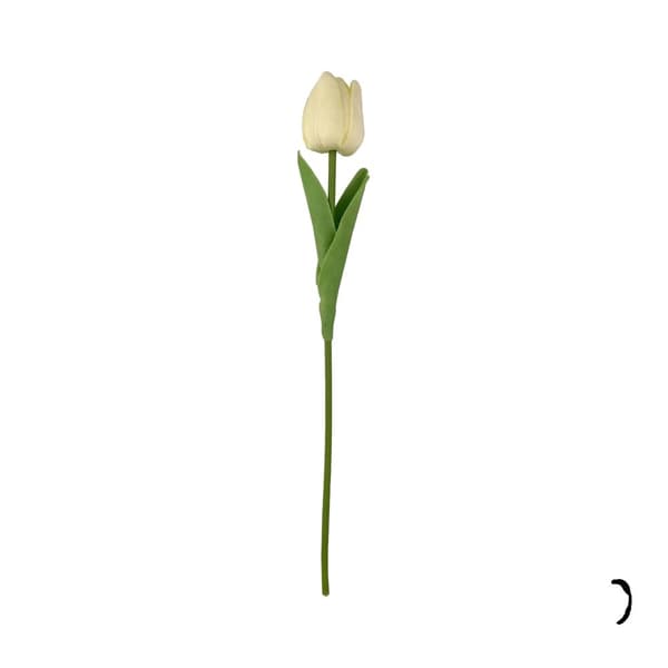 Kunstige Blomster, Elegant Design, Indendørs Brug,30 grene, Mælkehvid