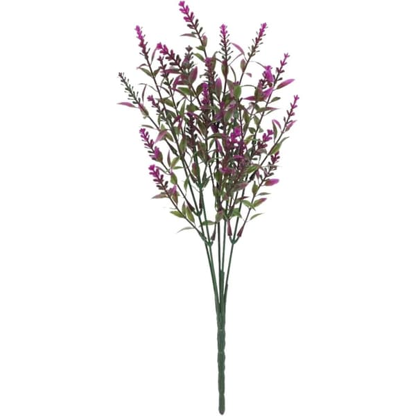 Kunstige Blomster, UV-resistente, Realistisk Buket,Én størrelse varm pink