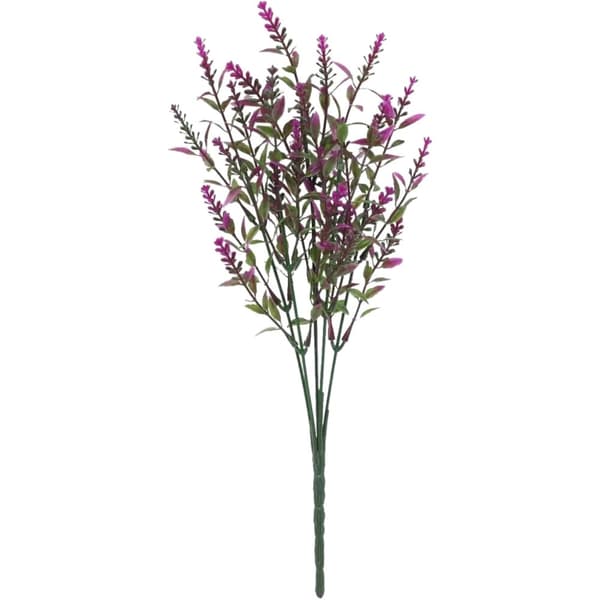 Kunstige Blomster, UV-resistente, Realistisk Buket,Én størrelse varm pink