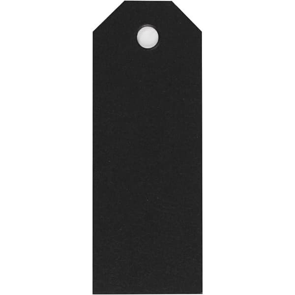 Manillamerker, str. 3x8 cm, 220 g, svart, 20 stk./ 1 pk.