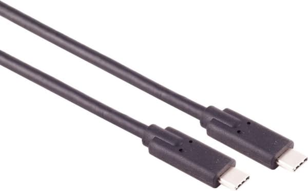 USB-C til USB-C kabel - USB4 (op til 40 Gbit/s) - PD3.1 op til 240W - video op til 8K 60Hz / sort - 1 meter
