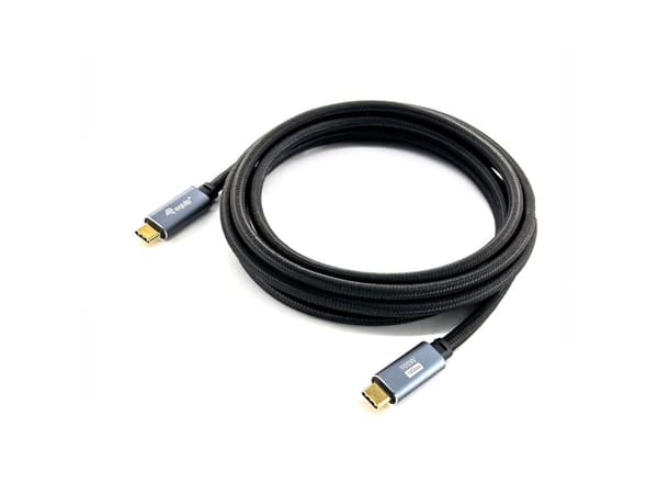 Utrusta USB-kabel 3,2 C -> C St/St 2,00m 5A svart (128357)