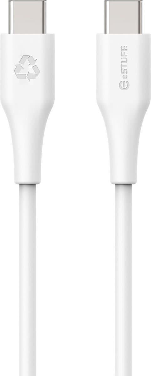 eSTUFF ES604070-BULK, 1 m, USB C, USB C, USB 2.0, 480 Mbit/s, Vit