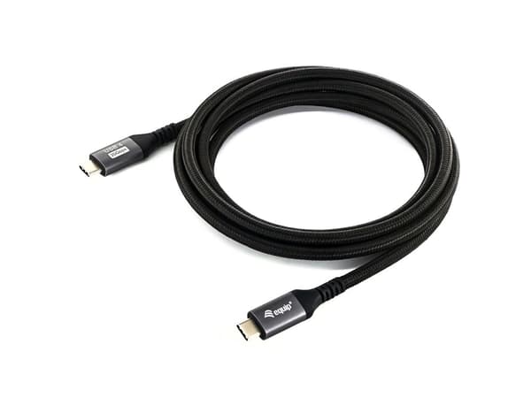 Utrusta USB-kabel 4.0 C -> C St/St 2.00m svart (128382)
