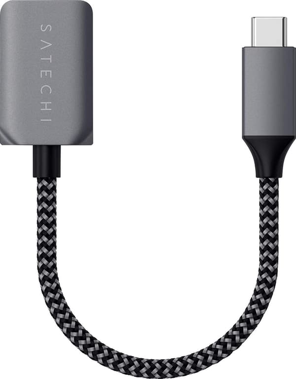 Adapter USB-C Han til USB 3.0 Hun Quick Transfer Satechi Sølv