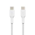 Miniatyrbild 1 av 5: Belkin BOOST CHARGE - USB-kabel - 24-polig USB-C (M) till 24-pin USB-C (M) - USB 2.0 - 2 m - vit