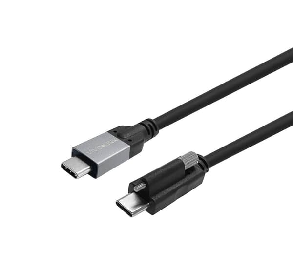 Vivolink USB-C Ruuvi USB-C-kaapeliin 4m (PROUSBCMMS4)