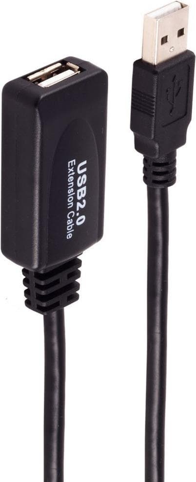 shiverpeaks ®-BASIC-S--USB-förlängningskabel Aktiv USB-A-förlängning, USB 2.0, 480 Mbps, 10m (BS13-26075)