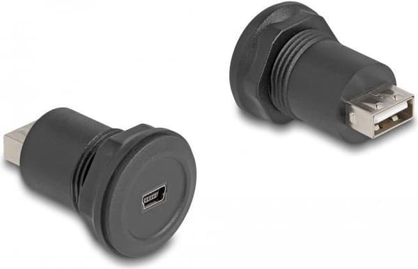 Delock - USB-adapter - USB (W) til mini-USB type B (W) - sort (66742)
