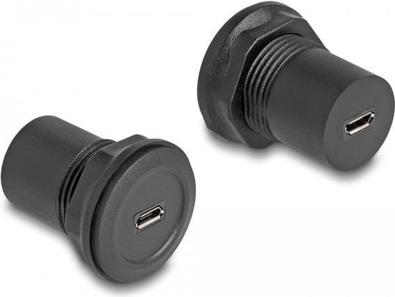 Delock - USB-adapter - mini-USB type B (W) til mini-USB type B (W) - sort (66743)