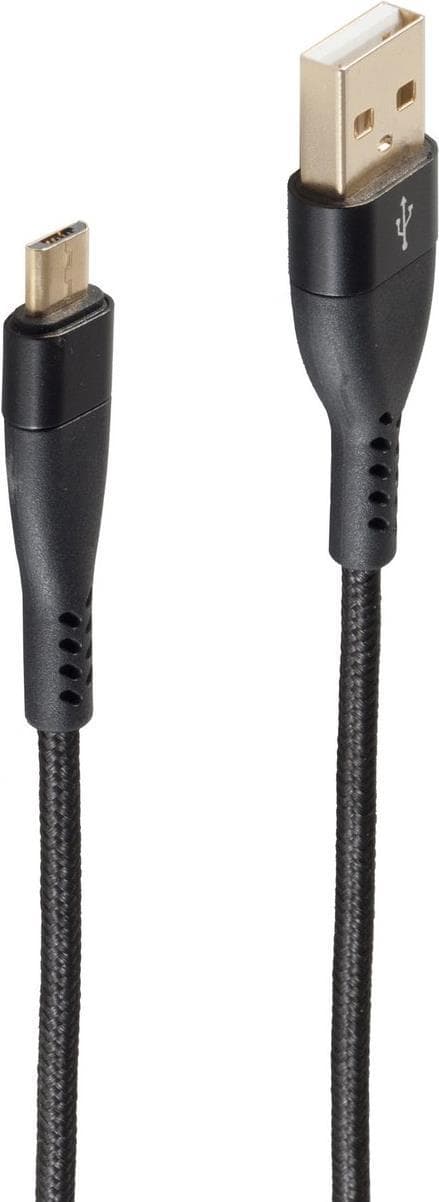 shiverpeaks PRO Series II USB 2.0 laddningsanslutningskabel Typ A till Type Micro B kontakt, 2,0 m (BS20-72035)