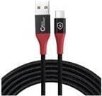 MicroConnect - USB-kabel - USB (M) til 24 ben USB-C (M) 3 A - 1,5 m - Sikker opladning, Datablokering - Sort, Rød (MC-AUSBC-SC)