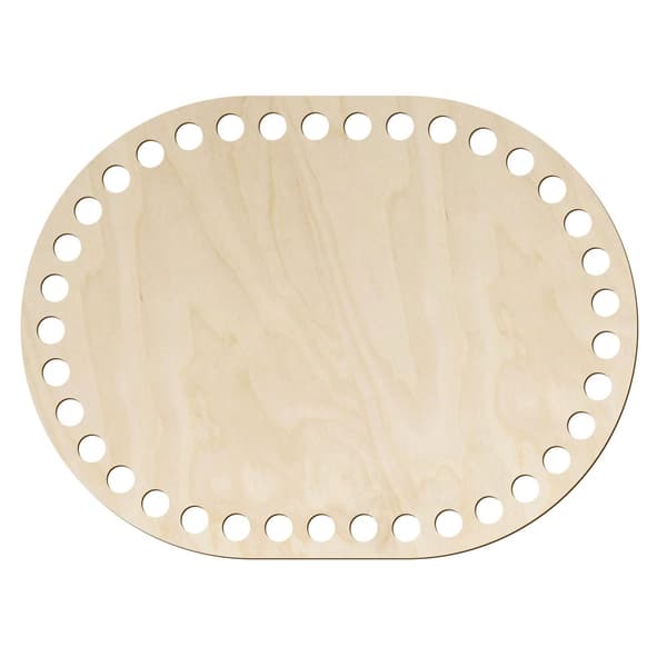 Pohja Pohja Moses kori OVAL 20x15cm ECO Vaneripohja virkkaukseen