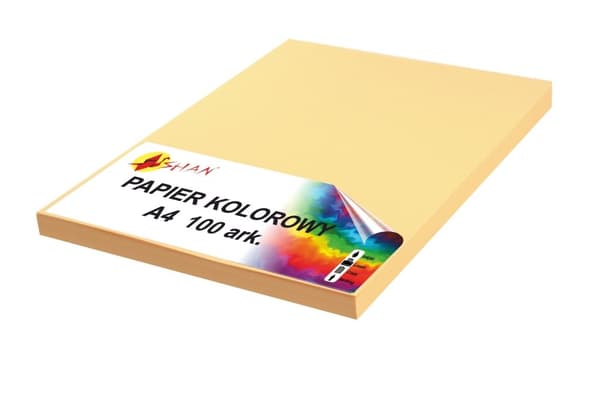Värillinen paperi A4 80g säämiskää 100 arkkia