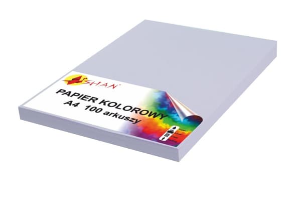 Farvet papir A4 120g violet pastel 100 ark