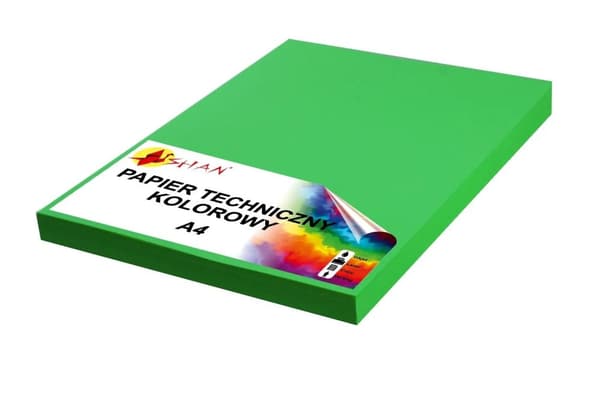 Tekniskt papper A4 160g gröna ärtor 50 ark