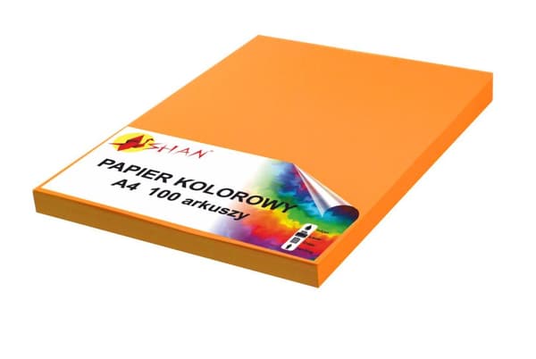 Värillinen paperi A4 120g oranssi v4 100 arkkia