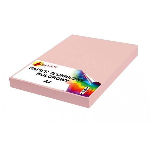 Tekninen paperi A4 160g pinkki pastelli 50 arkkia