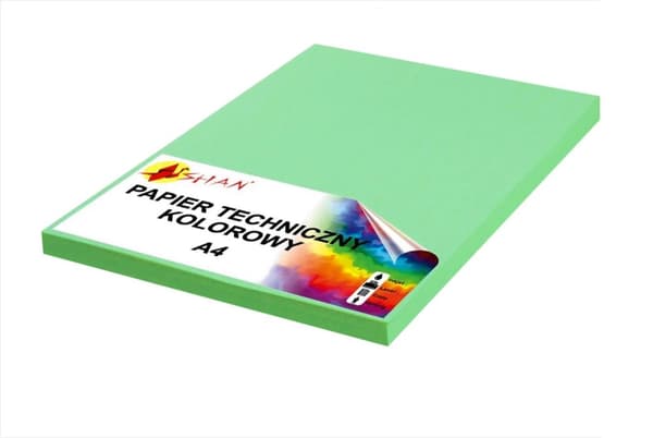 Tekninen paperi A4 140g limenvihreä 50 arkkia