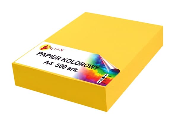 Värillinen paperi A4 80g keltainen aurinkoinen 500 arkkia