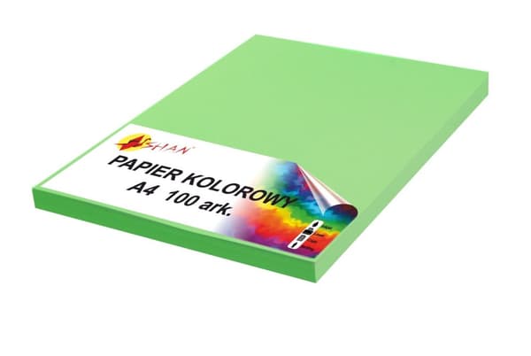 Värillinen paperi A4 80g ruohonvihreä 100 arkkia