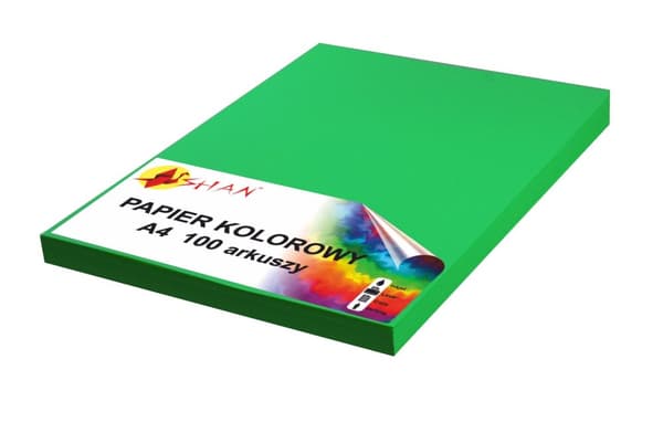 Farvet papir A4 100g grønne ærter 100 ark
