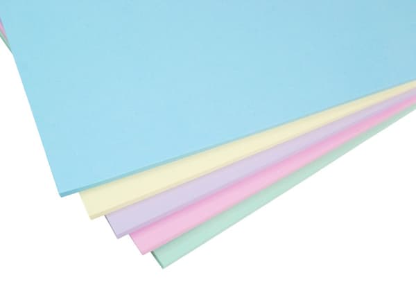 Farvet papir A4 100 ark pastelblanding