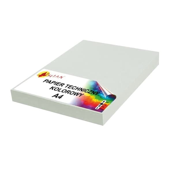 Teknisk papir A4 260g grå2 50 ark